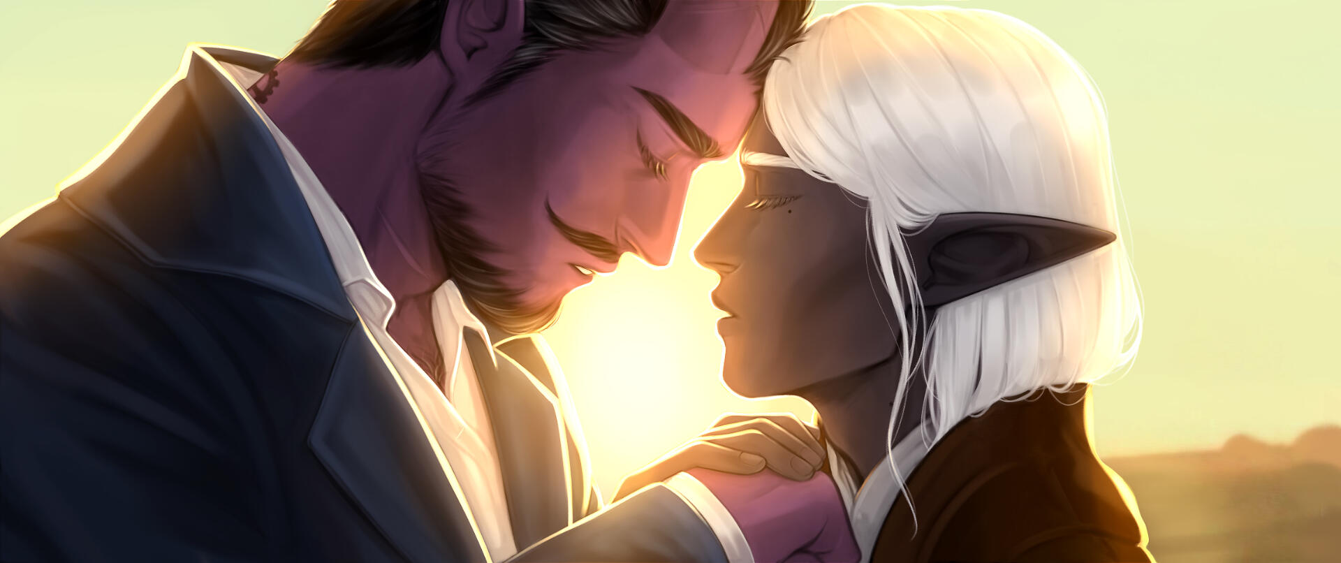 Casthus &amp; Rivin P&amp;P redraw (OCs, Rivin @_Nyra)